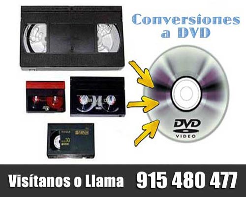 Turbulencia constante exageración Pasamos cintas VHS a DVD